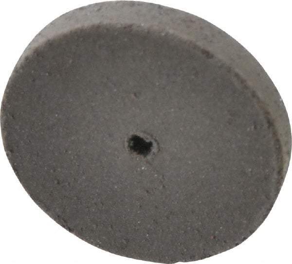 Cratex - 7/8" Diam x 1/16" Hole x 1/8" Thick, Surface Grinding Wheel - Silicon Carbide, Medium Grade, 25,000 Max RPM, Rubber Bond, No Recess - USA Tool & Supply