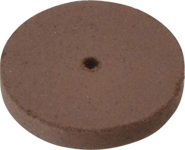 Cratex - 7/8" Diam x 1/16" Hole x 1/8" Thick, Surface Grinding Wheel - Silicon Carbide, Fine Grade, 25,000 Max RPM, Rubber Bond, No Recess - USA Tool & Supply