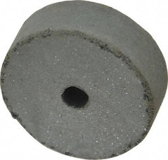 Cratex - 1-1/2" Diam x 1/4" Hole x 1/2" Thick, Surface Grinding Wheel - Silicon Carbide, Coarse Grade, 15,000 Max RPM, Rubber Bond, No Recess - USA Tool & Supply