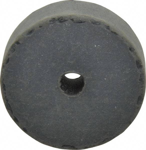 Cratex - 1-1/2" Diam x 1/4" Hole x 1/2" Thick, Surface Grinding Wheel - Silicon Carbide, Extra Fine Grade, 15,000 Max RPM, Rubber Bond, No Recess - USA Tool & Supply