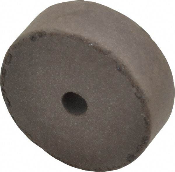 Cratex - 1-1/2" Diam x 1/4" Hole x 1/2" Thick, Surface Grinding Wheel - Silicon Carbide, Medium Grade, 15,000 Max RPM, Rubber Bond, No Recess - USA Tool & Supply