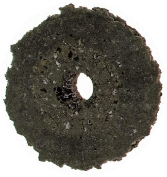 Cratex - 3/8" Diam x 1/16" Hole x 3/32" Thick, Surface Grinding Wheel - Silicon Carbide, Coarse Grade, Rubber Bond, No Recess - USA Tool & Supply