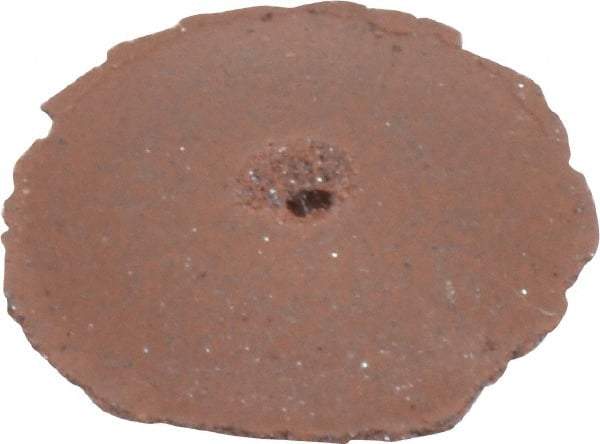 Cratex - 5/8" Diam x 1/16" Hole x 3/32" Thick, Surface Grinding Wheel - Silicon Carbide, Fine Grade, Rubber Bond, No Recess - USA Tool & Supply