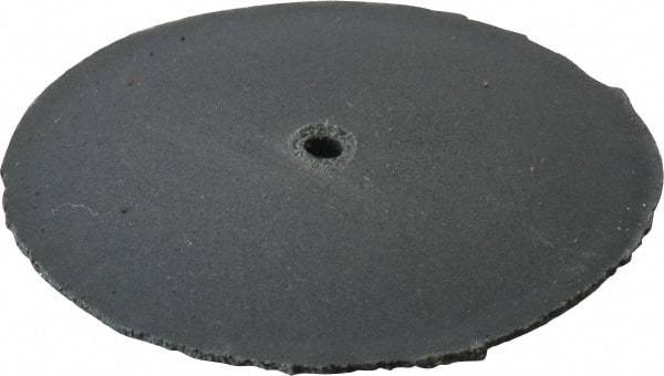 Cratex - 1" Diam x 1/16" Hole x 1/8" Thick, Surface Grinding Wheel - Silicon Carbide, Extra Fine Grade, Rubber Bond, No Recess - USA Tool & Supply