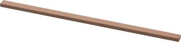 Made in USA - 400 Grit Aluminum Oxide Rectangular Polishing Stone - Super Fine Grade, 1/4" Wide x 6" Long x 1/8" Thick - USA Tool & Supply