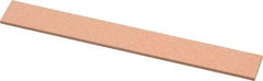 Made in USA - 320 Grit Aluminum Oxide Rectangular Polishing Stone - Extra Fine Grade, 1/2" Wide x 4" Long x 1/16" Thick - USA Tool & Supply