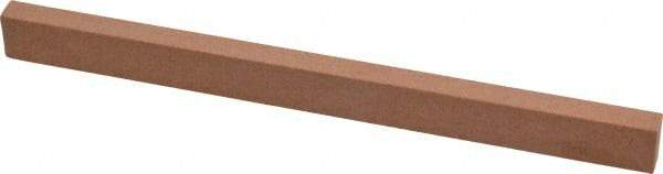 Made in USA - 180 Grit Aluminum Oxide Rectangular Polishing Stone - Very Fine Grade, 1/2" Wide x 6" Long x 1/4" Thick - USA Tool & Supply