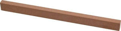 Made in USA - 180 Grit Aluminum Oxide Rectangular Polishing Stone - Very Fine Grade, 1/2" Wide x 6" Long x 1/4" Thick - USA Tool & Supply