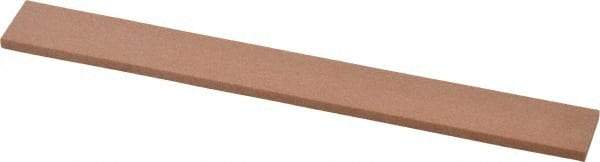 Made in USA - 180 Grit Aluminum Oxide Rectangular Polishing Stone - Very Fine Grade, 3/4" Wide x 6" Long x 1/8" Thick - USA Tool & Supply