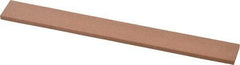 Made in USA - 180 Grit Aluminum Oxide Rectangular Polishing Stone - Very Fine Grade, 3/4" Wide x 6" Long x 1/8" Thick - USA Tool & Supply