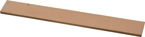 Made in USA - 600 Grit Aluminum Oxide Rectangular Polishing Stone - Super Fine Grade, 3/4" Wide x 6" Long x 1/8" Thick - USA Tool & Supply
