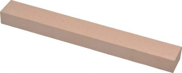 Made in USA - 600 Grit Aluminum Oxide Rectangular Polishing Stone - Super Fine Grade, 3/4" Wide x 6" Long x 1/2" Thick - USA Tool & Supply