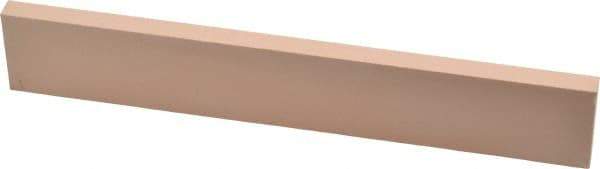 Made in USA - 600 Grit Aluminum Oxide Rectangular Polishing Stone - Super Fine Grade, 1" Wide x 6" Long x 1/4" Thick - USA Tool & Supply