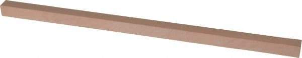 Value Collection - 400 Grit Aluminum Oxide Square Polishing Stone - Super Fine Grade, 1/4" Wide x 6" Long x 1/4" Thick - USA Tool & Supply