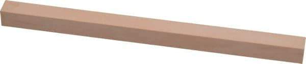 Made in USA - 600 Grit Aluminum Oxide Square Polishing Stone - Super Fine Grade, 3/8" Wide x 6" Long x 3/8" Thick - USA Tool & Supply