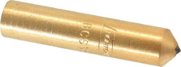 Norton - 1/2 Carat Single Point Diamond Dresser - 2" Long x 7/16" Shank Diam - USA Tool & Supply