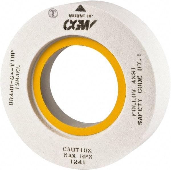 Camel Grinding Wheels - 18" Diam x 8" Hole x 2" Thick, H Hardness, 46 Grit Surface Grinding Wheel - Aluminum Oxide, Type 7, Medium Grade, Vitrified Bond, Two-Side Recess - USA Tool & Supply