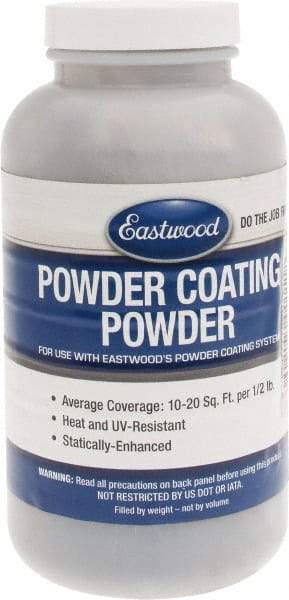 Made in USA - 8 oz Cast Iron Paint Powder Coating - Polyurethane, 10 Sq Ft Coverage - USA Tool & Supply
