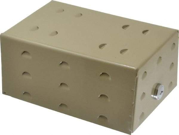 White-Rodgers - Metal Ring Base, Thermostat Guard - 6-5/8" Inside Width x 3-3/8" Inside Depth x 4-1/2" Inside Height - USA Tool & Supply