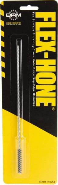 Brush Research Mfg. - 0.236" to 1/4" Bore Diam, 180 Grit, Silicon Carbide Flexible Hone - Fine, 8" OAL - USA Tool & Supply