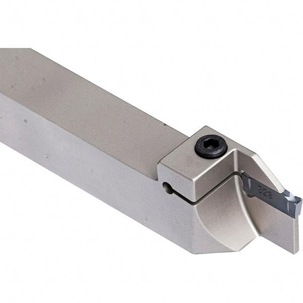 Iscar - External Thread, 0.7874" Max Depth of Cut, 3mm Min Groove Width, 6" OAL, Left Hand Indexable Grooving Cutoff Toolholder - 1" Shank Height x 1" Shank Width, C#-ASH../DG../HSK A63WH-ASH.. Insert Style, DGT Toolholder Style, Series Do-Grip - USA Tool & Supply