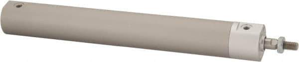 SMC PNEUMATICS - 3/4" Bore Double Acting Air Cylinder - 1/8 Port, 1/4-28 Rod Thread, 140 Max psi, 40 to 140°F - USA Tool & Supply
