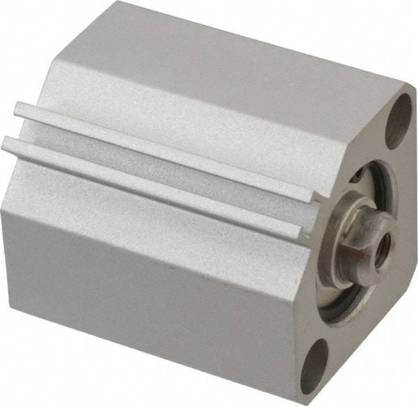 SMC PNEUMATICS - 3/4" Stroke x 1" Bore Double Acting Air Cylinder - 10-32 Port, 1/4-28 Rod Thread, 145 Max psi, 15 to 160°F - USA Tool & Supply