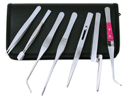 7 Piece Tweezer Set - USA Tool & Supply