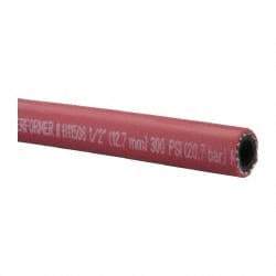 Eaton - 1/2" ID x 7/8" OD CTL Oil Resistant Air Hose - 300 Working psi, -40 to 160°F, Red - USA Tool & Supply