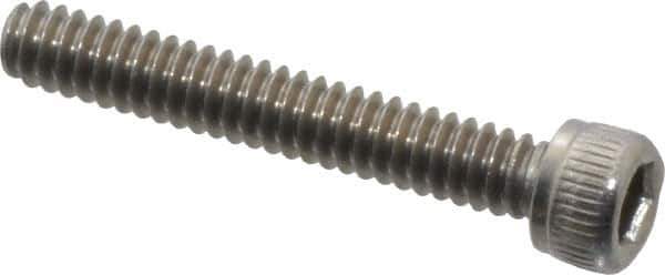 Value Collection - #4-40 UNC Hex Socket Drive, Socket Cap Screw - Grade 18-8 Stainless Steel, 3/4" Length Under Head - USA Tool & Supply