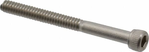 Value Collection - #4-40 UNC Hex Socket Drive, Socket Cap Screw - Grade 18-8 Stainless Steel, 1-1/4" Length Under Head - USA Tool & Supply