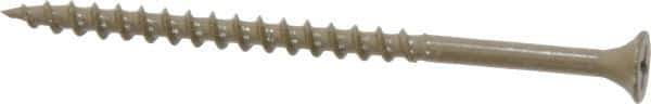 Buildex - #8 Bugle Head, Phillips Steel Deck Screw - 3" OAL, Grade C-1018 - USA Tool & Supply