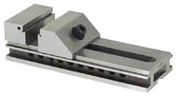 Suburban Tool - 6" Jaw Width, 8-1/2" Jaw Opening Capacity, 1-11/16" Jaw Height, Toolmaker's Vise - Flat Jaw, 0.0003" Parallelism, 0.0003" Squareness, 12" OAL x 6" OAW x 3-7/16" OAH - USA Tool & Supply