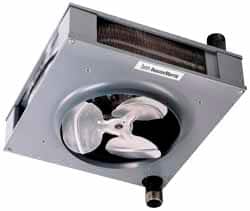 Mestek - 16-3/4" Fan Diam, 1790 CFM, Steam & Hot Water, Vertical Hydronic Suspended Heater - USA Tool & Supply