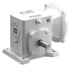 Boston Gear - 2.62 Centerline Distance, 20:1, 2 Input Horsepower, 1,180 Lbs. Max Torque, Speed Reducer - 140TC NEMA - USA Tool & Supply
