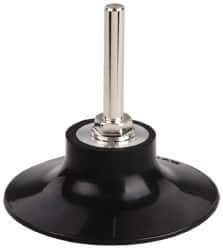 Norton - 3" Diam Quick-Change Type S Disc Backing Pad - 1/4" Shank Diam, Medium Density, 20,000 RPM, Speed-Lok TS Compatible - USA Tool & Supply
