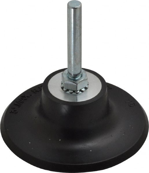 Value Collection - 3" Diam Quick-Change Type S Disc Backing Pad - USA Tool & Supply