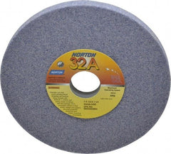 Norton - 7" Diam x 1-1/4" Hole x 1/2" Thick, I Hardness, 46 Grit Surface Grinding Wheel - Aluminum Oxide, Type 1, Coarse Grade, 3,600 Max RPM, Vitrified Bond, No Recess - USA Tool & Supply