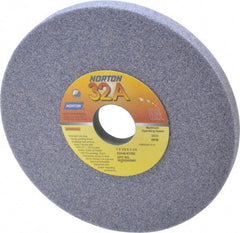 Norton - 7" Diam x 1-1/4" Hole x 1/2" Thick, K Hardness, 46 Grit Surface Grinding Wheel - Aluminum Oxide, Type 1, Coarse Grade, 3,600 Max RPM, Vitrified Bond, No Recess - USA Tool & Supply