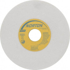 Norton - 7" Diam x 1-1/4" Hole x 1/4" Thick, H Hardness, 60 Grit Surface Grinding Wheel - Aluminum Oxide, Type 1, Medium Grade, 3,600 Max RPM, Vitrified Bond, No Recess - USA Tool & Supply