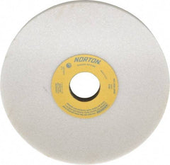 Norton - 7" Diam x 1-1/4" Hole x 3/4" Thick, I Hardness, 46 Grit Surface Grinding Wheel - Aluminum Oxide, Type 5, Coarse Grade, 3,600 Max RPM, Vitrified Bond, One-Side Recess - USA Tool & Supply