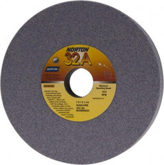 Norton - 7" Diam x 1-1/4" Hole x 1" Thick, I Hardness, 60 Grit Surface Grinding Wheel - Aluminum Oxide, Type 1, Medium Grade, 3,600 Max RPM, Vitrified Bond, No Recess - USA Tool & Supply