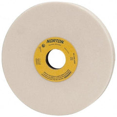 Norton - 7" Diam x 1-1/4" Hole x 1" Thick, K Hardness, 60 Grit Surface Grinding Wheel - Aluminum Oxide, Type 5, Medium Grade, 3,600 Max RPM, Vitrified Bond, One-Side Recess - USA Tool & Supply