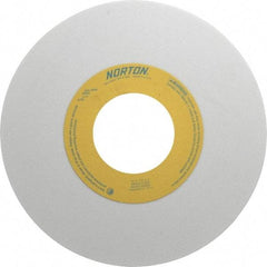 Norton - 10" Diam x 3" Hole x 1/2" Thick, K Hardness, 60 Grit Surface Grinding Wheel - Aluminum Oxide, Type 1, Medium Grade, 2,485 Max RPM, Vitrified Bond, No Recess - USA Tool & Supply
