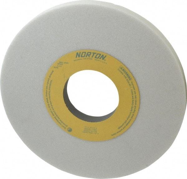 Norton - 10" Diam x 3" Hole x 3/4" Thick, J Hardness, 46 Grit Surface Grinding Wheel - Aluminum Oxide, Type 1, Coarse Grade, 2,485 Max RPM, Vitrified Bond, No Recess - USA Tool & Supply