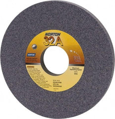 Norton - 12" Diam x 3" Hole x 1" Thick, H Hardness, 46 Grit Surface Grinding Wheel - Aluminum Oxide, Type 1, Coarse Grade, 2,070 Max RPM, Vitrified Bond, No Recess - USA Tool & Supply