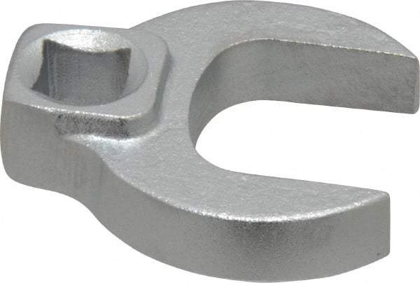 Blackhawk by Proto - 1" 3/8" Drive Chrome Open End Crowfoot Wrench - 2-7/64" OAL - USA Tool & Supply