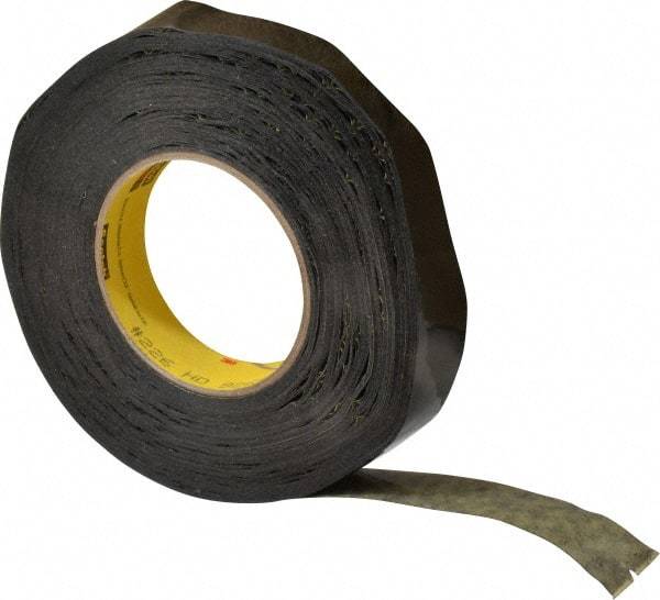 3M - 1" Wide x 60 Yd Long Black Crepe Paper Masking Tape - Series 226, 10.6 mil Thick, 34 In/Lb Tensile Strength - USA Tool & Supply