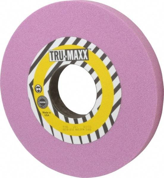 Tru-Maxx - 10" Diam x 3" Hole x 1" Thick, I Hardness, 46 Grit Surface Grinding Wheel - Aluminum Oxide, Type 1, Coarse Grade, 2,483 Max RPM, Vitrified Bond, No Recess - USA Tool & Supply