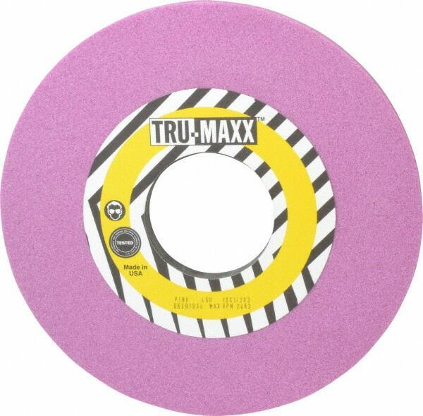 Tru-Maxx - 10" Diam x 3" Hole x 1/2" Thick, H Hardness, 46 Grit Surface Grinding Wheel - Aluminum Oxide, Type 1, Coarse Grade, 3,250 Max RPM, Vitrified Bond, No Recess - USA Tool & Supply